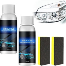 Autoscheinwerfer-Restaurator, Scheinwerfer-Renovierungs-Reparaturflüssigkeit zum Polieren und Restaurieren von Autos (2 Stück, 30 ml)