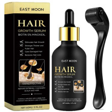5 % Minoxidil-Haarwuchsserum-Set, Minoxidil- und Biotin-Haarwuchsbehandlung für Männer und Frauen