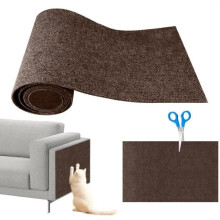 Kratzschutz für Sofa 40 x 100 cm, selbstklebender Kratzbaum für Sofa, braun