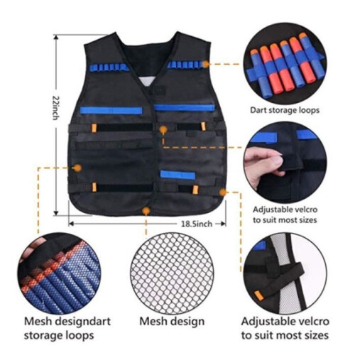 PIMPIMSKY Taktische Weste, 2er-Pack, Nerf N-Strike Elite - Zubehör 2
