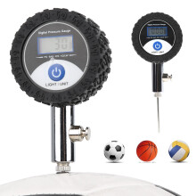 Kompakter Digitaler Ball-Luftdruckmesser für Volleyball & Basketball - Einfach zu bedienen