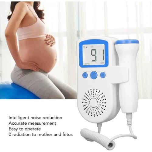Fetal-Doppler-Herzfrequenzmonitor - Heim-Stethoskop - Blau 1