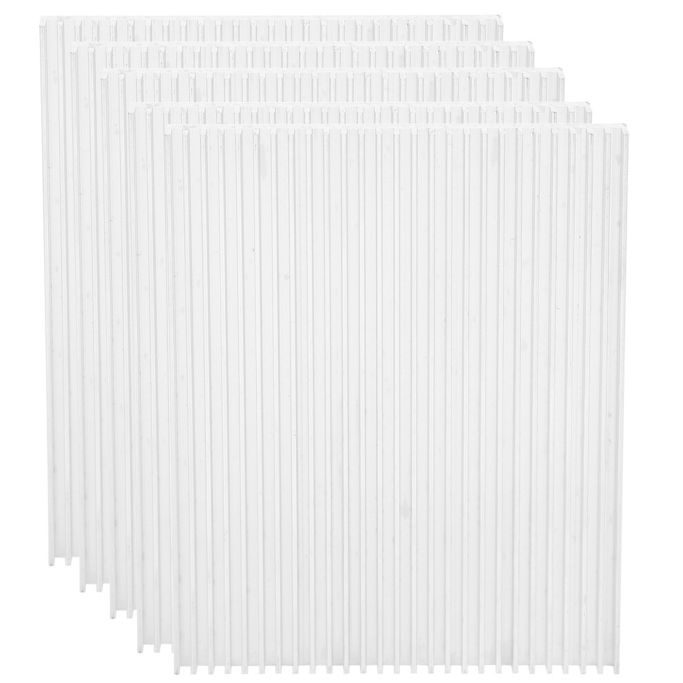 5Pcs Heat Sink Cpu Ultra Thin Aluminum Cooling Heatdissipating Parts 100 X 80 X 7Mm 8141323344074