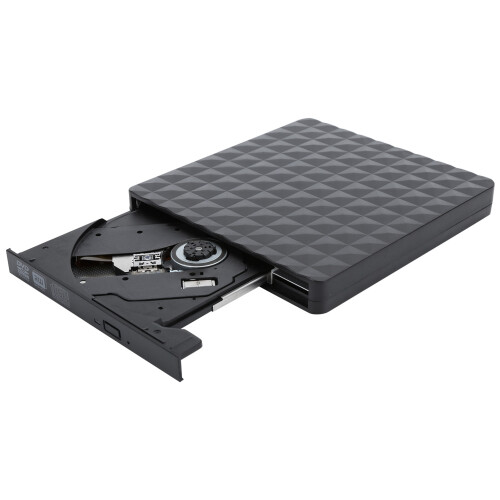 Diamant USB & Type‑C Externe Optical Drive Schwarz für Windows/Linux/macOS