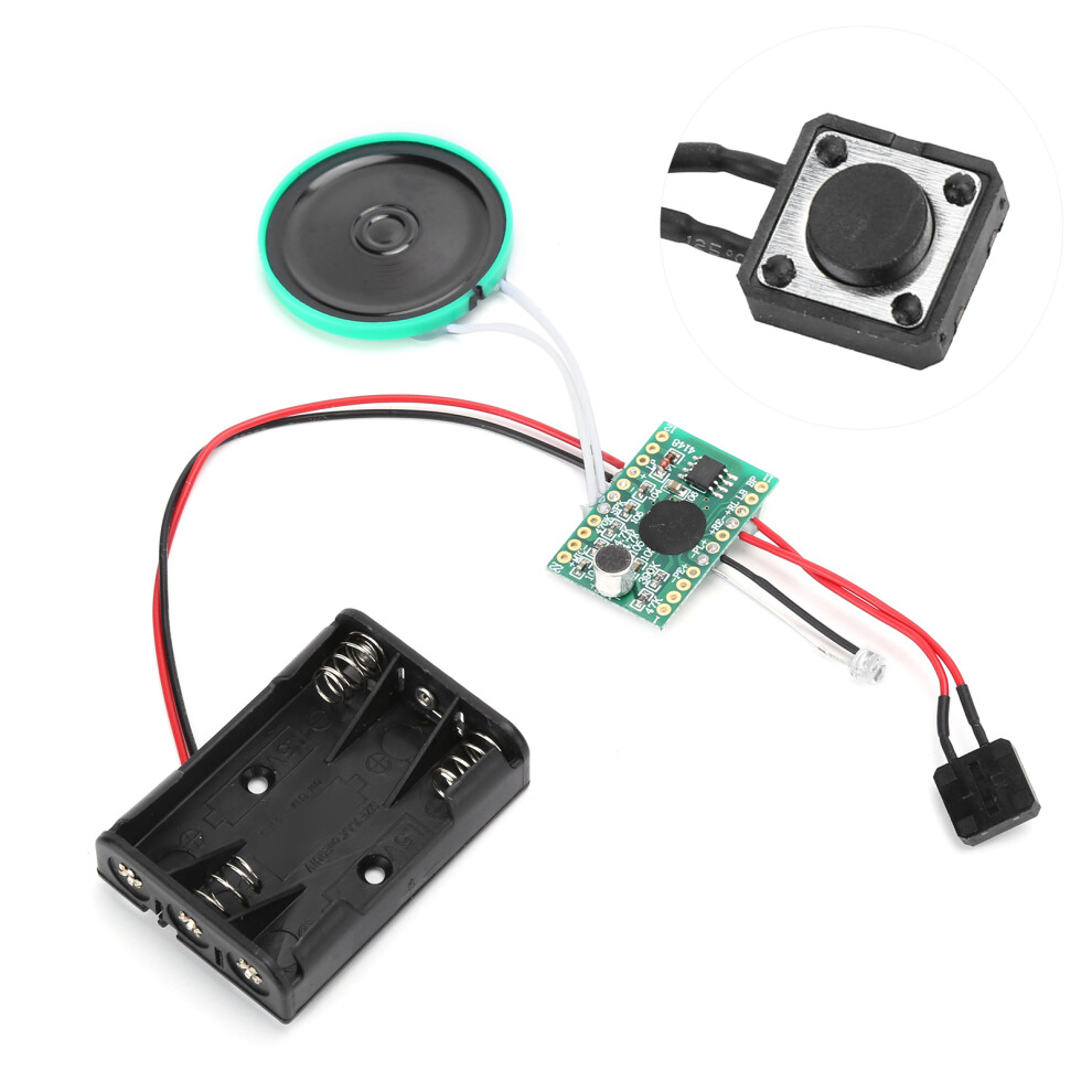 4ÂMinute Recording Play Diy Audio Voice Light Sensor Module Play Once Accessories 7891323344307