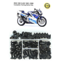 Passar till Suzuki RGV 250 VJ22 1991 1992 1993 1994 1995 1996 1997 1998 Kåpor, kompletta, bultsats,
