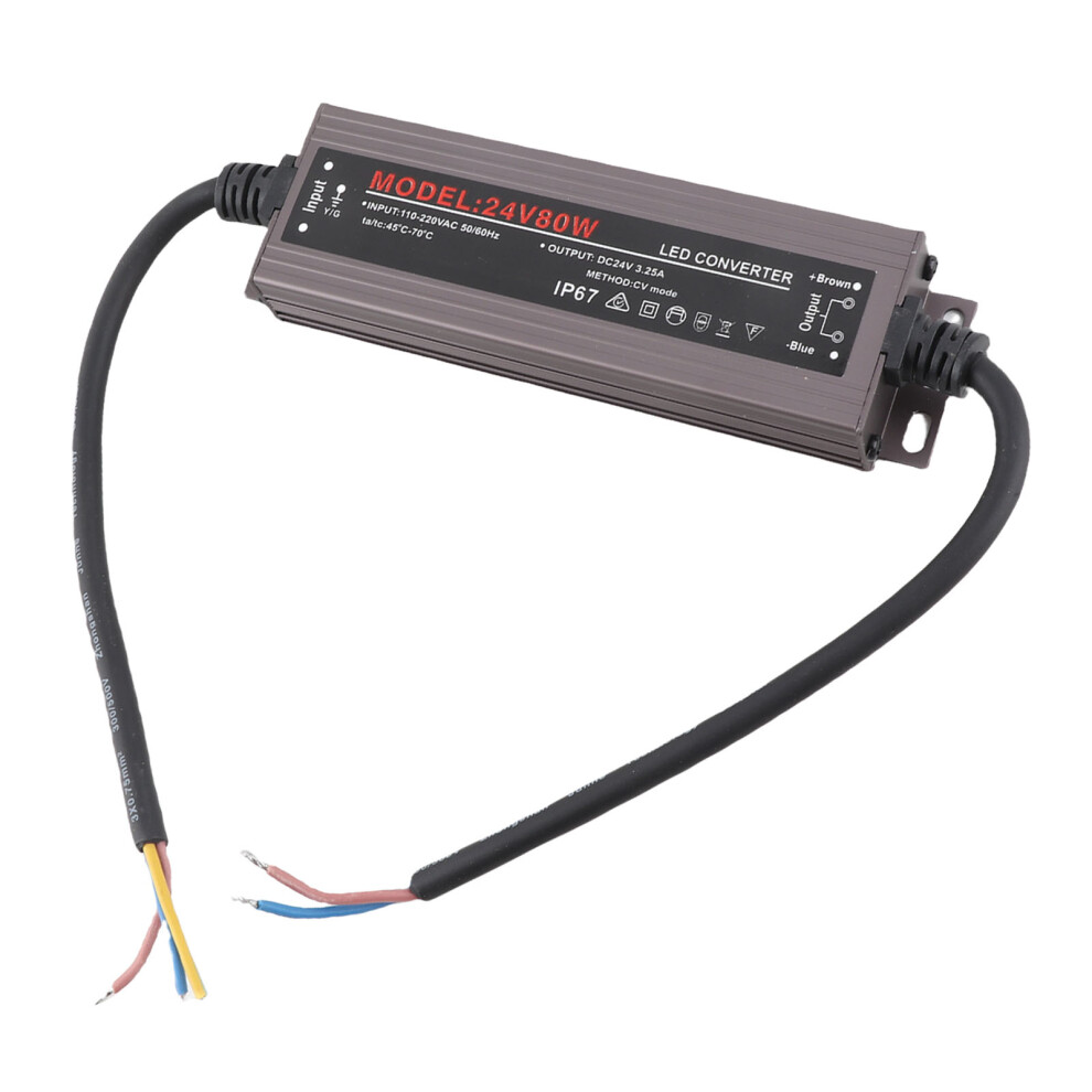 Wired 80W Ultrathin Waterproof Switch Led Driver Power Supply Source Ac110â250V 50/60Hz 8411323348991