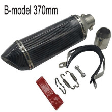 Hiilikuitumoottoripyörän pakoputki DB Killer Muffler Moto Polkupyörän Pot Escapella Yamaha Hondalle