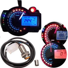 Velocímetro para motocicleta con pantalla LCD digital de 7 colores para KOSO RX2N MAX, 299 km/h, medidor