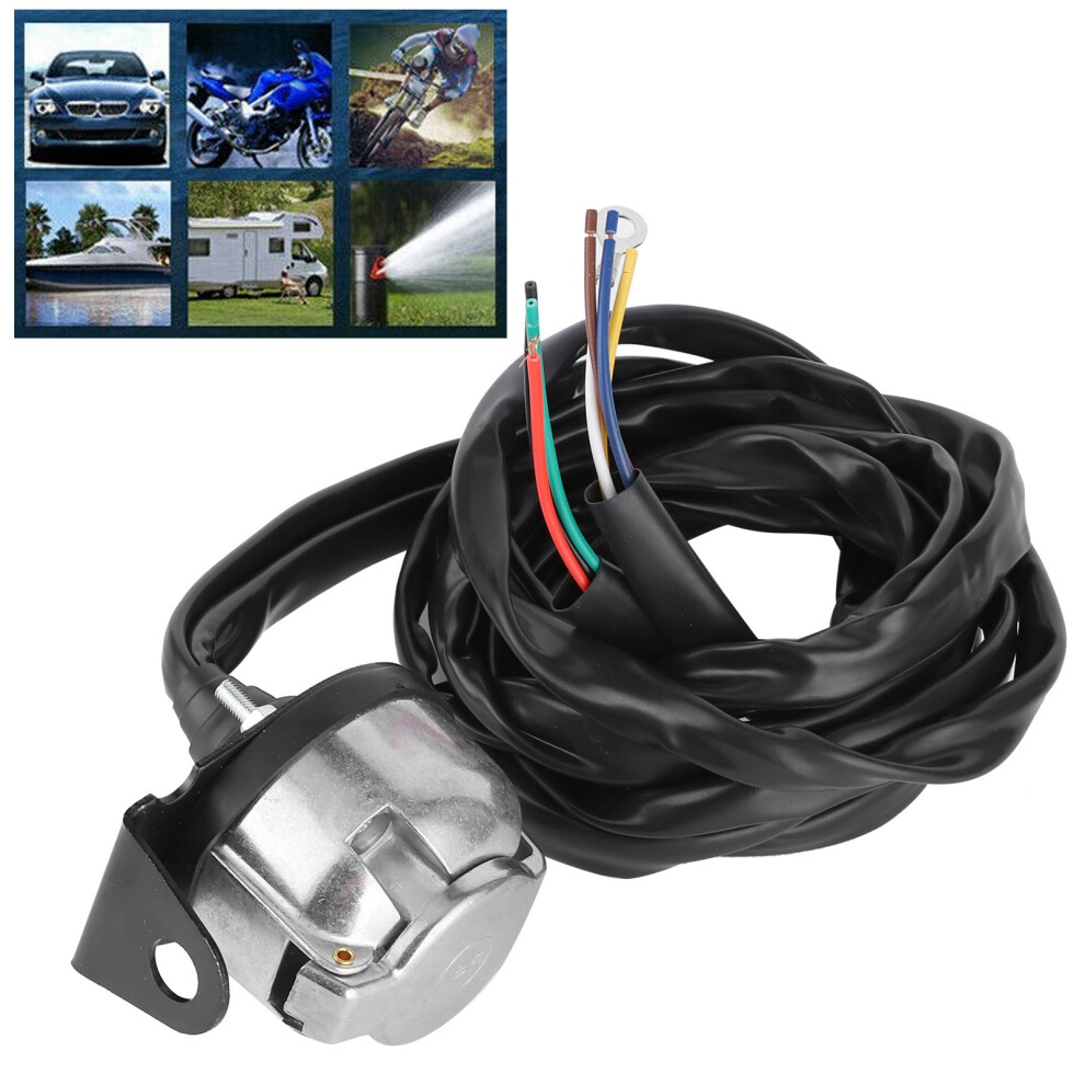 7 Pin European Trailer Connector Socket Wiring Plug 2M Cable For Commercial Vehicles Semi Trailers 8381323350235