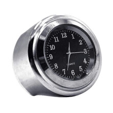 50LC Motorfiets Stuurmontage Klok Kwarts Thermometer Horloge Waterdicht Klok ~ 31935