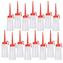 15Pcs 150ml Sewing Machine Oil Can Plastic Bottle Dispenser Oiler Transparent for Liquid