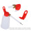 5Pcs 200ML Nozzle Oiler Sewing Machine Plastic Oil Injector Gun Type Spray Head Oiling Tool 11
