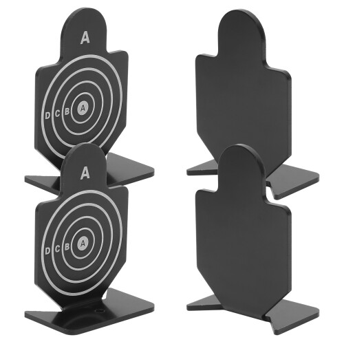 4Pcs Shooting Target Aluminium Alloy Shoot Range Trian Stand Indoor EntertainmentA Type