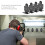 4Pcs Shooting Target Aluminium Alloy Shoot Range Trian Stand Indoor EntertainmentA Type 3