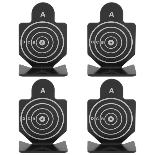 4Pcs Shooting Target Aluminium Alloy Shoot Range Trian Stand Indoor EntertainmentA Type 1
