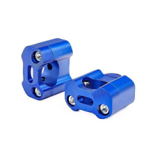 Par CNC 22mm 28mm Offroad Motorcykel Skenklämmor Styre Adapter för 7/8" 1-1/8 Pit Dirt Motorcykel ~