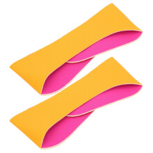2pcs Waterproof Ear Headband Yoga Hair Band Diving Ear Protection Hair Band for SportsOrange