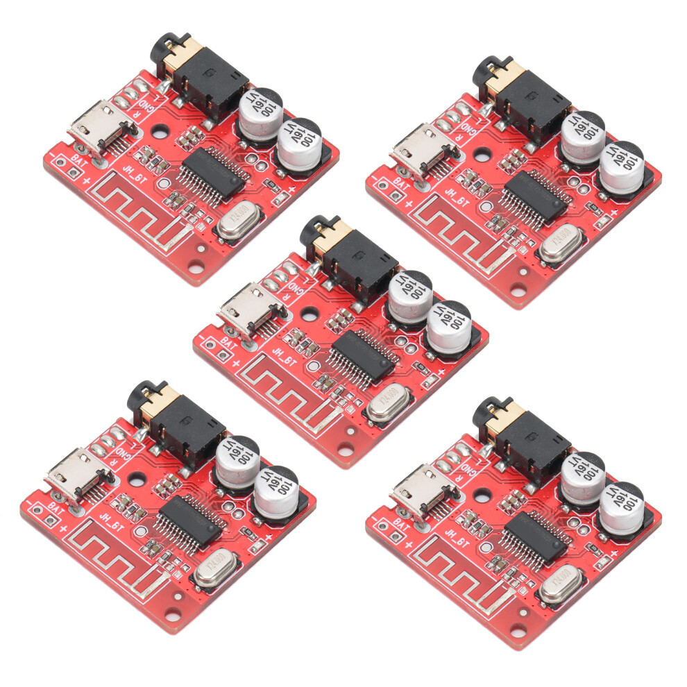 5Pcs Diy Bluetooth 5.0 Receiver Board Lossless Decoder Board Wireless Stereo Music Module 3051323357286