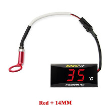 Motorrad-Zylindertemperatursensor Norxi Mini Square Digital Feuchtigkeitsmessgerät für Nmax125 Motorrad