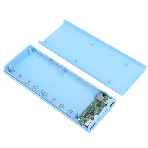 Quick Charge Version 8x18650 Power Bank Case USB DIY Kit Shell Battery Holder Charging BoxBlue 2