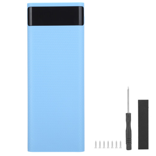 Quick Charge Version 8x18650 Power Bank Case USB DIY Kit Shell Battery Holder Charging BoxBlue 1