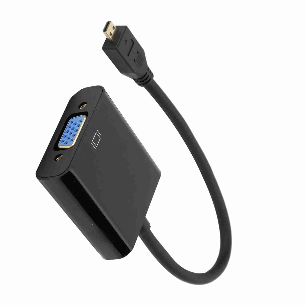 Micro Hdmi To Vga Video Converter Adapter 1080P For Raspberry Pi 4B With Power Supply Functionmicro Hdmi To Vga 7661323359867