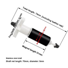 E02 73mm Festrotor-Wasserpumpe Mini Silent Aquarium Garten Pool Zubehör