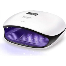 48 W professionelle LED-UV-Gel-Nagellampe, semipermanent, mit SUN4-LCD-Display und 10 s/30 s/60 s/99 s Auto-Timer