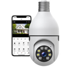 Kabellose 1080P-Überwachungskamera für den Innenbereich, 360-Panorama, WLAN – CAMCAMP