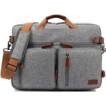 Coolbell Convertible Laptop-Rucksack 17,3 Zoll - Grau