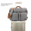 Coolbell Convertible Laptop-Rucksack 17,3 Zoll - Grau 3