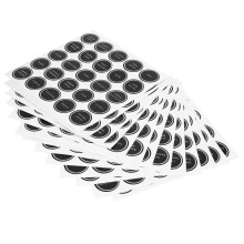 13Pcs Reusable Printed Labels Tag Round Adhesive Sticker for Spice Seasoning Jars Wine Bottle