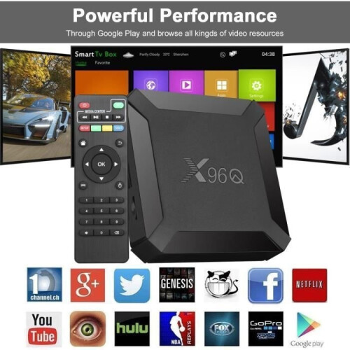 X96Q Smart TV BOX WLAN 4K 2G + 16 GB Multimedia-TV-Box Android 10 2