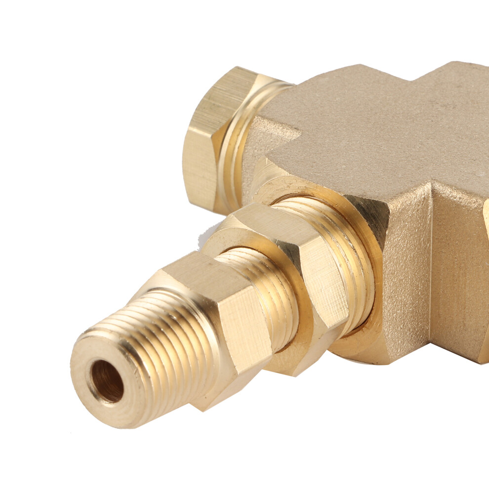 Sensor Adapter Distributor Oil Pressure Temperature Connector 1/8Inâ27 Npt 1/4Inâ18 Npt 4391323363634