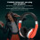 Foldable Bluetooth Headset Wireless Over Ear Stereo Headsets with Mic Gaming HeadphoneOrange 4