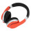 Foldable Bluetooth Headset Wireless Over Ear Stereo Headsets with Mic Gaming HeadphoneOrange 11
