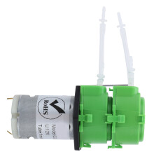 Peristaltische Wasserpumpe Doppelkopf DC12V 3mm Schlauch, Lebensmittelgeeigneter Silikonschlauch