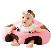 Babysofa, weicher und bequemer Sessel, Plüschspielzeug, Unterstützung für Mädchen und Jungen zu Hause, 3–16 Monate, Blau und Rosa