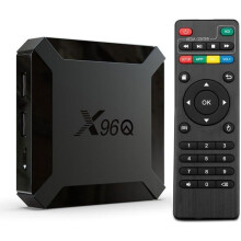 Android TV Box X96Q Smart TV Box WiFi 1 + 8 GB mit Allwinner H313 TV Box Android 10.0 Unterstützung 4K HD Multimedia IPTV Box
