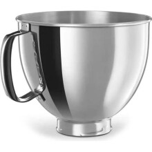 Edelstahlschüssel für KitchenAid Classic und Artisan Series 4,5–5 Quart Tilt-Head Mixer, Stahlschüssel