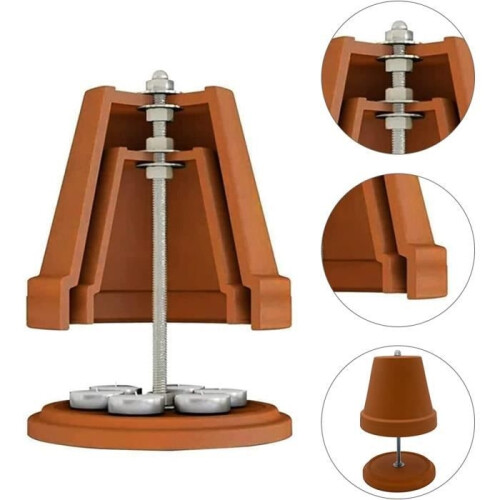 ZGEER Großer Doppelwandofen, Braun, Modernes Design 1