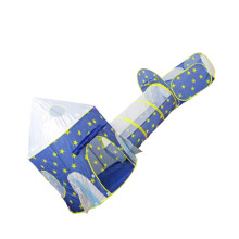 3pcs Baby Tent Kid Crawling Tunnel Play Tent Indoor Children Toddler Toy Ball PoolBlue