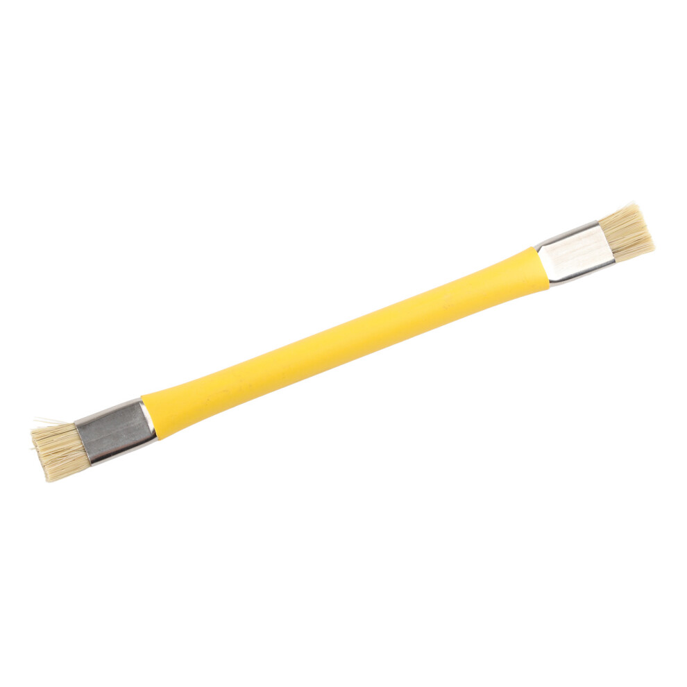 4Pcs Double Heads AntiâStatic Hard Brush Mobile Phone Repairing Soldering Cleaning Tool( ) Yellow 7891323372133