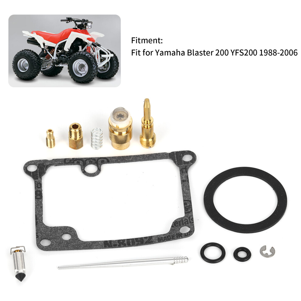 Carburetor Repair Kit Motorcycle Carb Rebuild Tool Sets Fit For Yamaha Blaster 200 Yfs200 1988Â2006 4641323373318