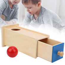 Holz Aktivitätsspielzeug Baby Münzbox pädagogisch