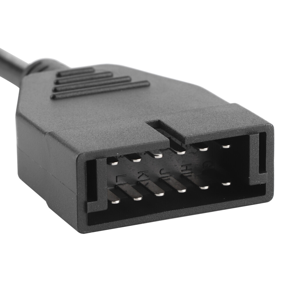 Professional Auto Diagnostic Connector Cable For 12Pin Male To Obd1 Obd2 16Pin Female Adapter 8731323374630