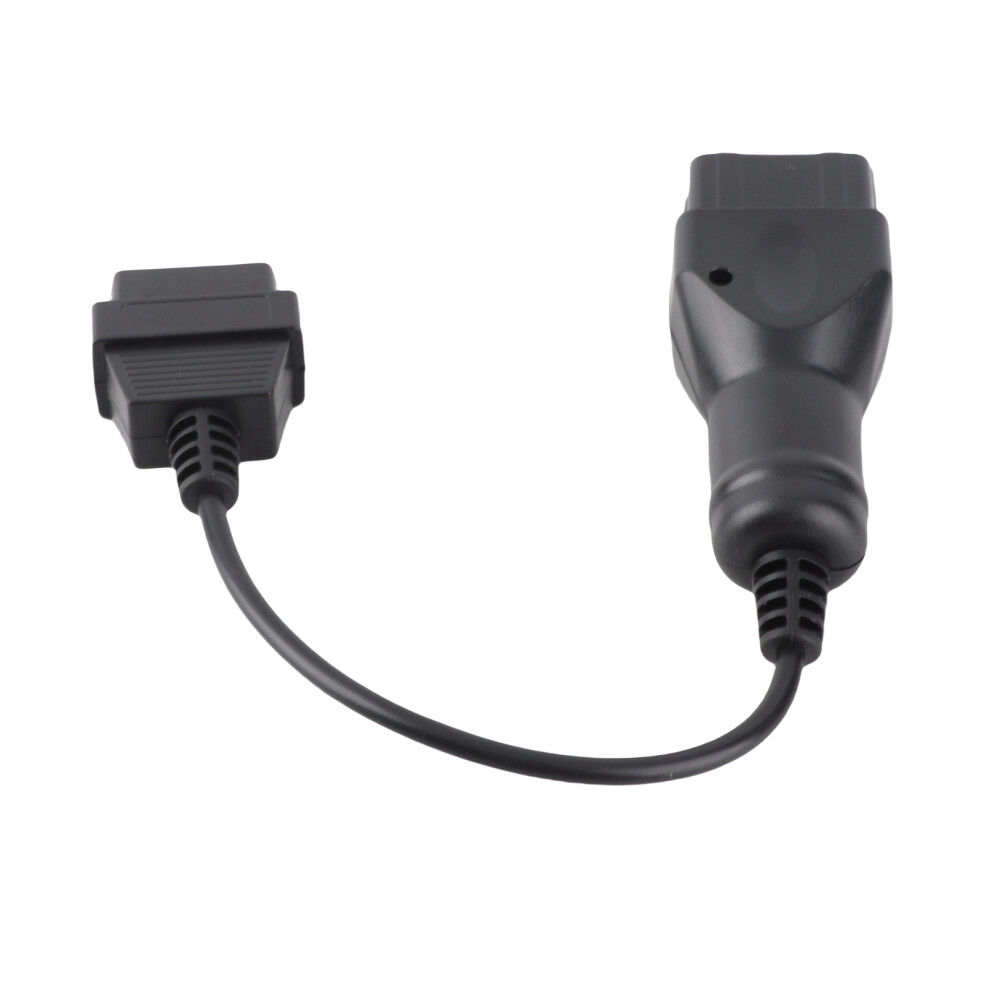 Diagnostic Cable Obd2 Connector 12 Pin To 16 Pin Adapter Car Accessories Extension Black 9401323374709