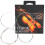 4 Stück Viola-Saiten-Set E A D G für 14" 16" Viola Silbermetall 1