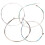 4 Stück Viola-Saiten-Set E A D G für 14" 16" Viola Silbermetall 9